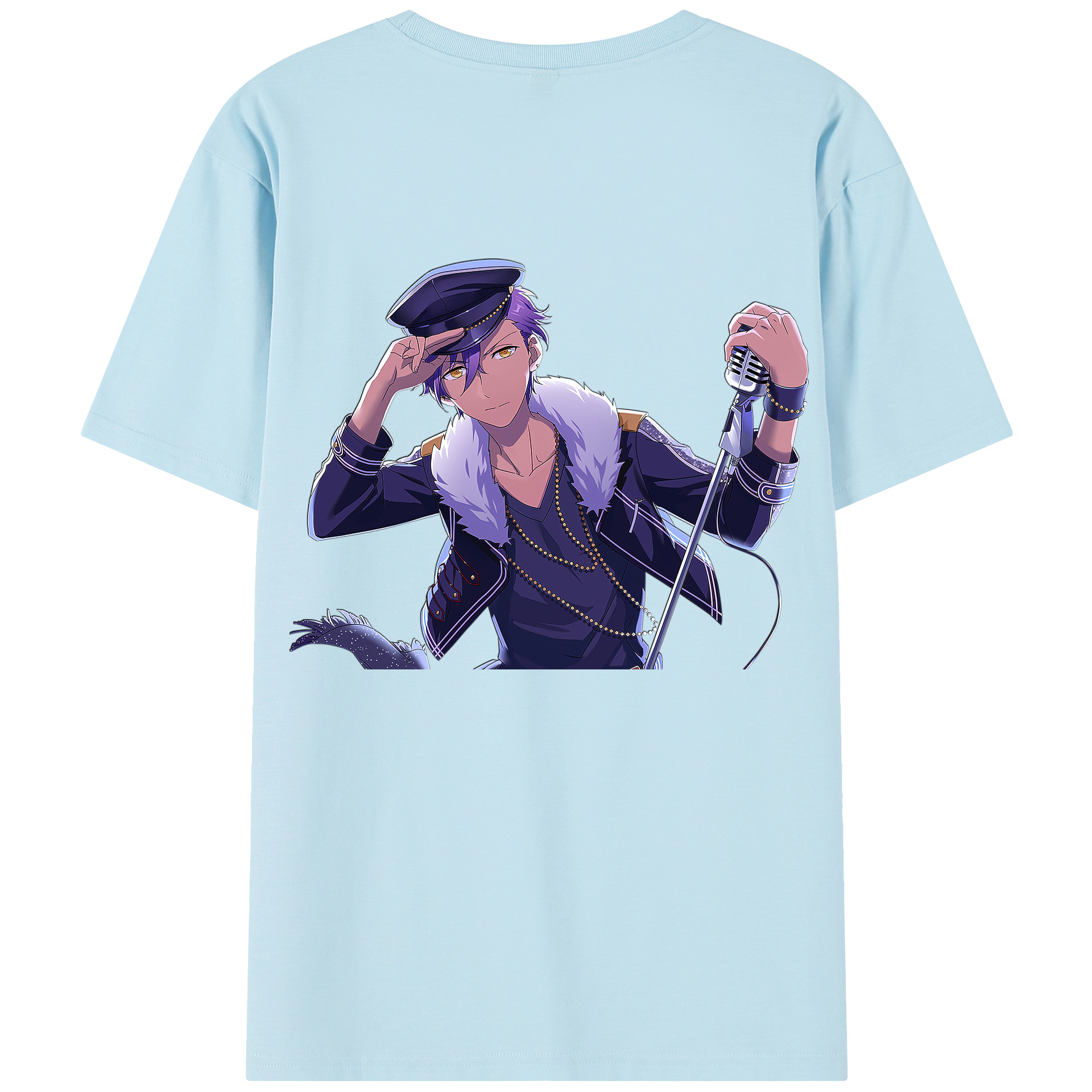 （画像用） あんさんぶるスターズ! Ensemble Stars 綿100％半袖Tシャツ（背面プリント）